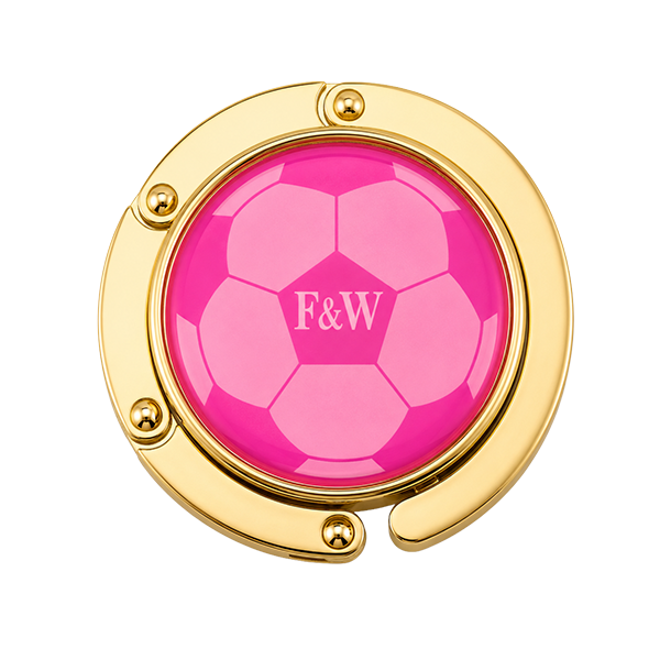 Bag Hook Soccer Pink