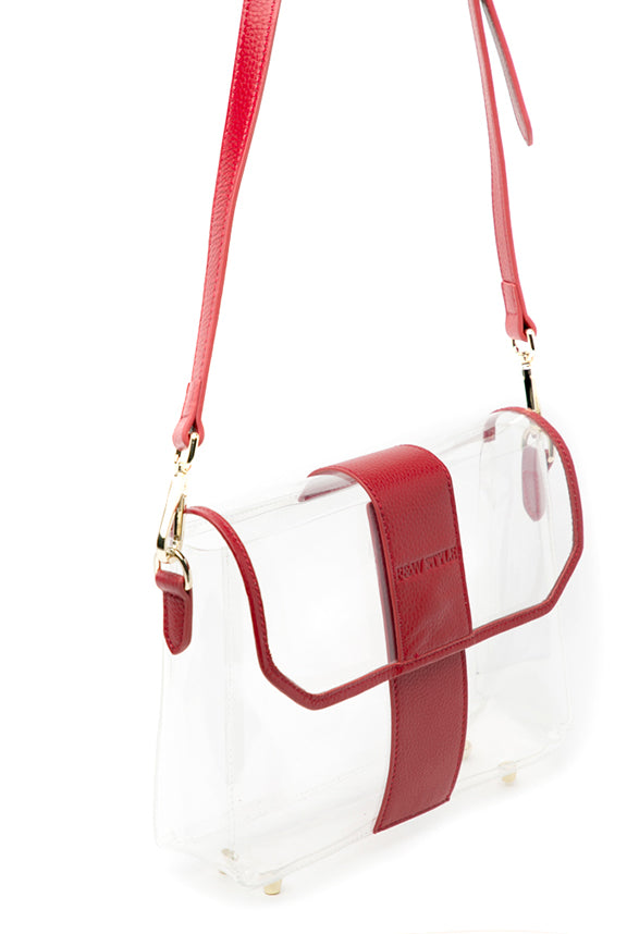 Crystal Clear Bag Red